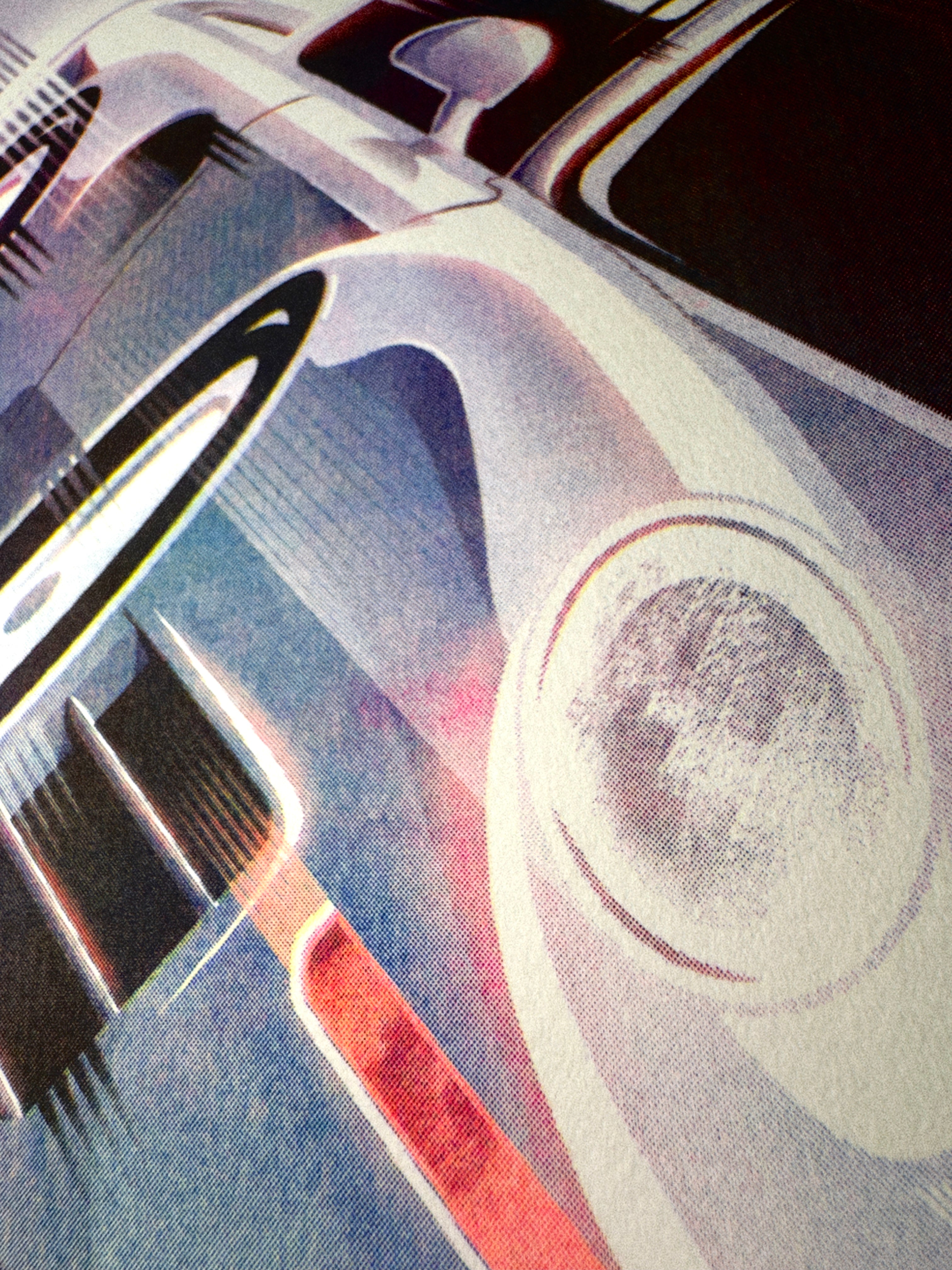 Porsche 959 Risograph Poster