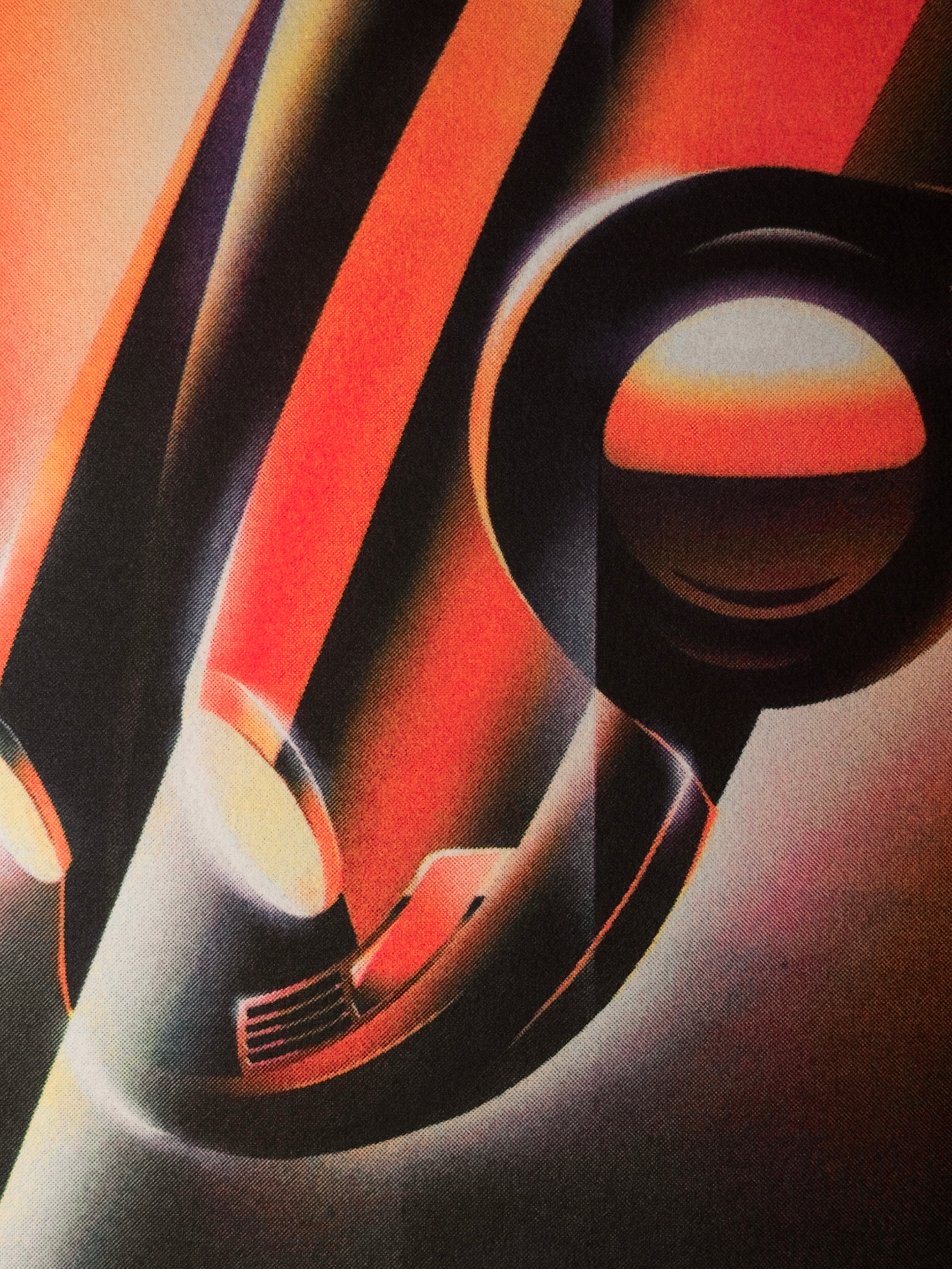 Hovering 911 Risograph Poster