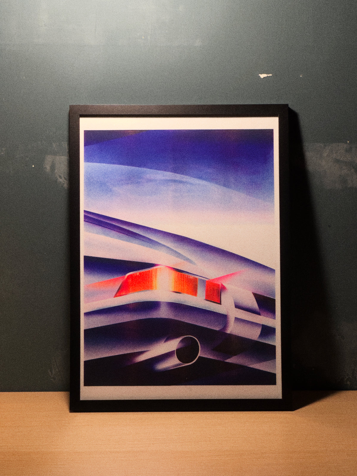 912 Risograph Poster
