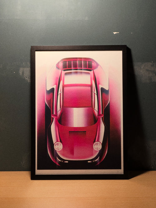 993 Turbo Risograph Poster